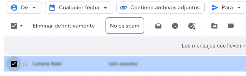 SPAM BANDEJA PAG.GRACIAS